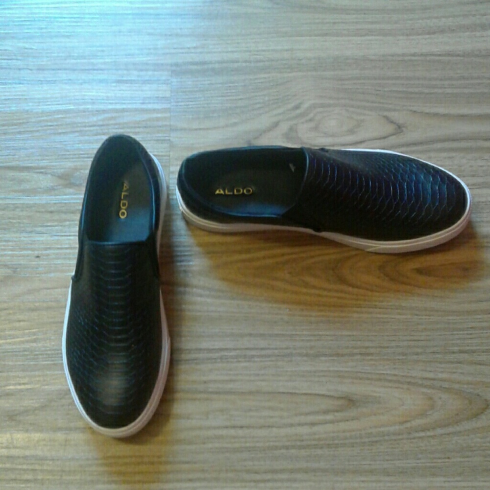Black Slip on Sneakers